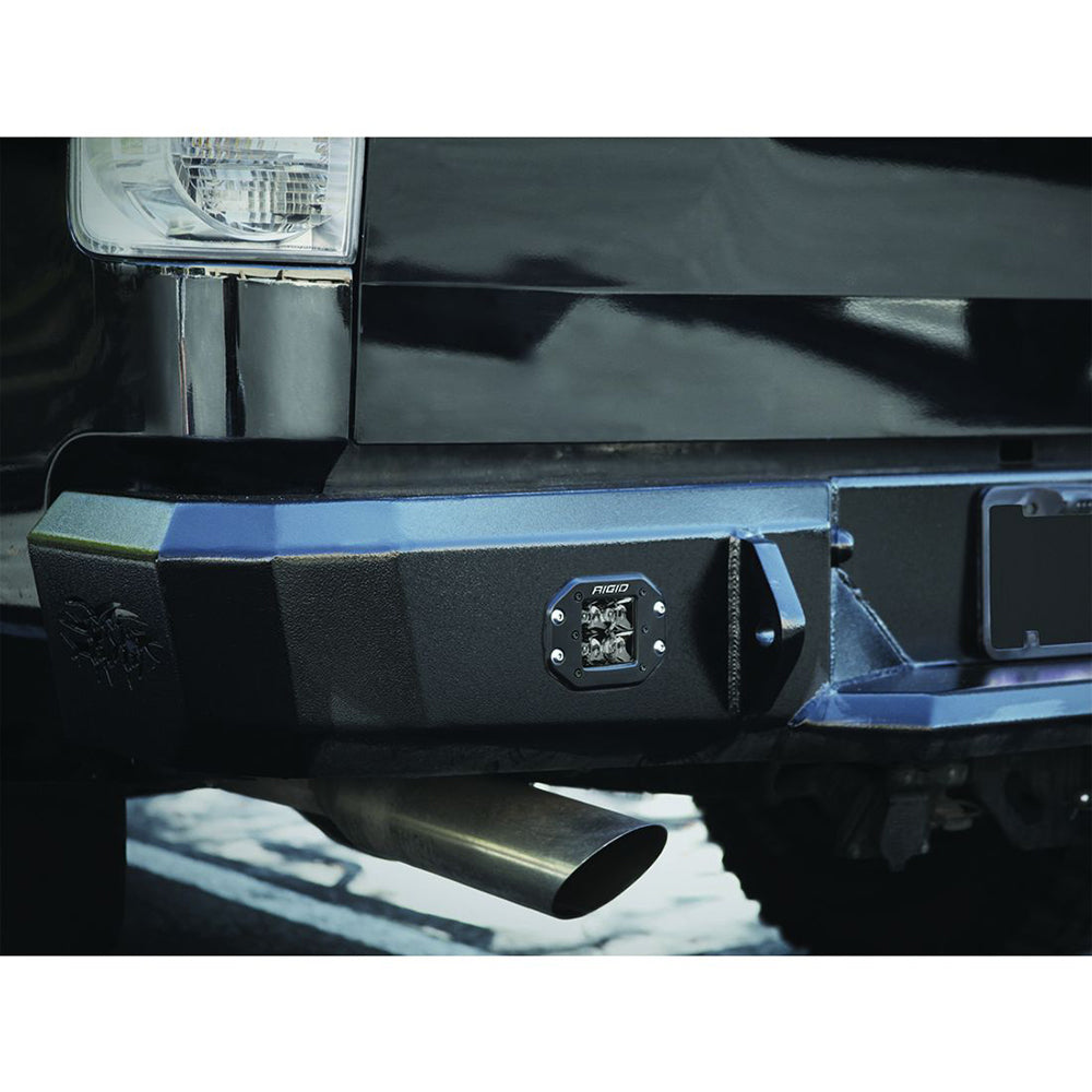 RIGID Industries 212213BLK D-Series PRO Flush Mount - Spot LED - Midnight Edition - Pair - Black