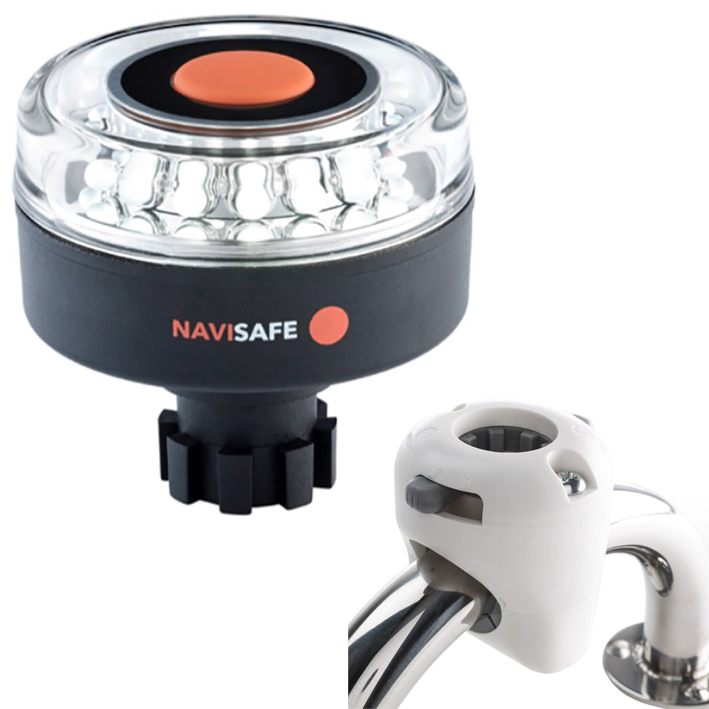 Navisafe 042KIT3 Navilight 360 2NM w/Navibolt Base Rail Mount - White
