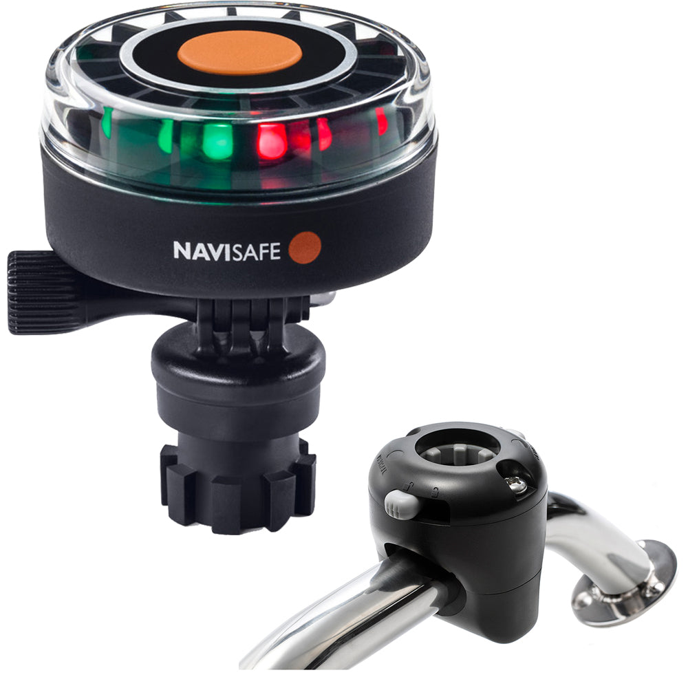 Navisafe 340KIT Navilight 2NM Tricolor w/Navimount Base Rail Mount - Black