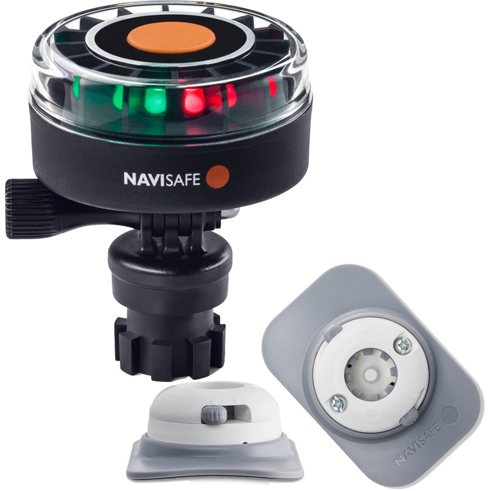 Navisafe 340KIT4 Navilight 2NM Tricolor w/Navimount Base RIB Mount - White