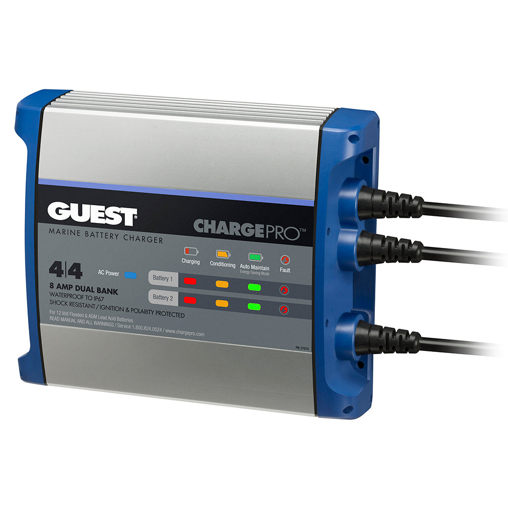 Guest 2707A On-Board Battery Charger 8A / 12V - 2 Bank - 120V Input
