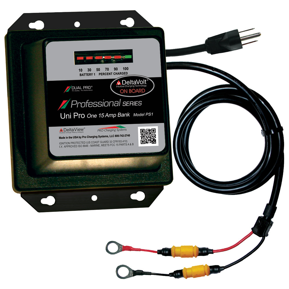 Dual Pro PS1 Professional Series Battery Charger - 15A - 1-Bank - 12V