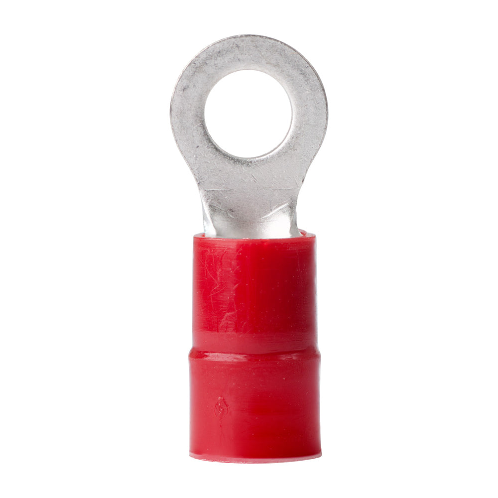 Ancor 222234 8 AWG - 1/4" Nylon Ring Terminal - 100-Pack