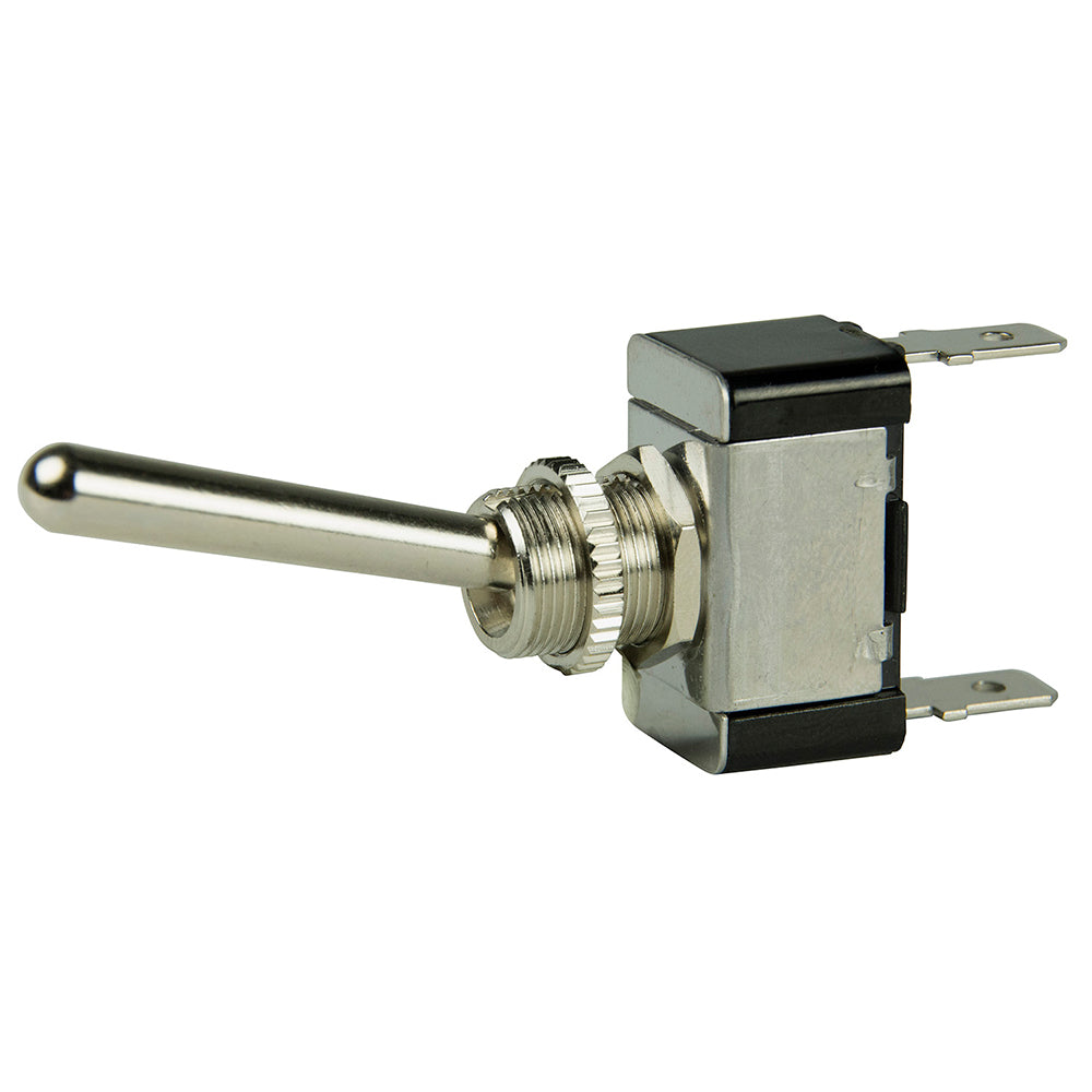 BEP 1002013 SPST Chrome Plated Long Handle Toggle Switch - ON/OFF