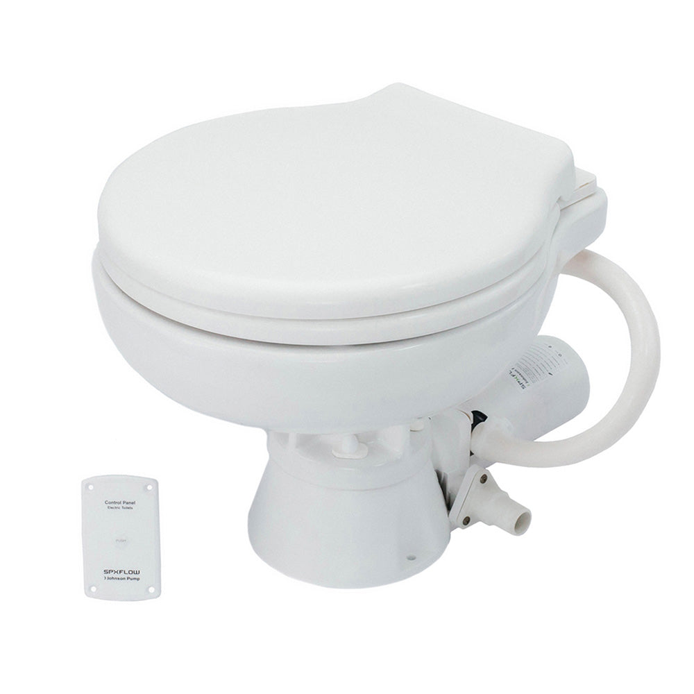 Johnson Pump 80-47626-01 AquaT Electric Marine Toilet - Super Compact - 12V