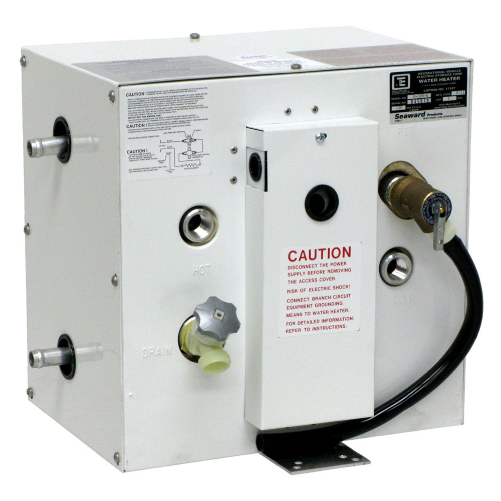 Whale S300W Seaward 3 Gallon Hot Water Heater w/Side Heat Exchanger - White Epoxy - 120V - 1500W