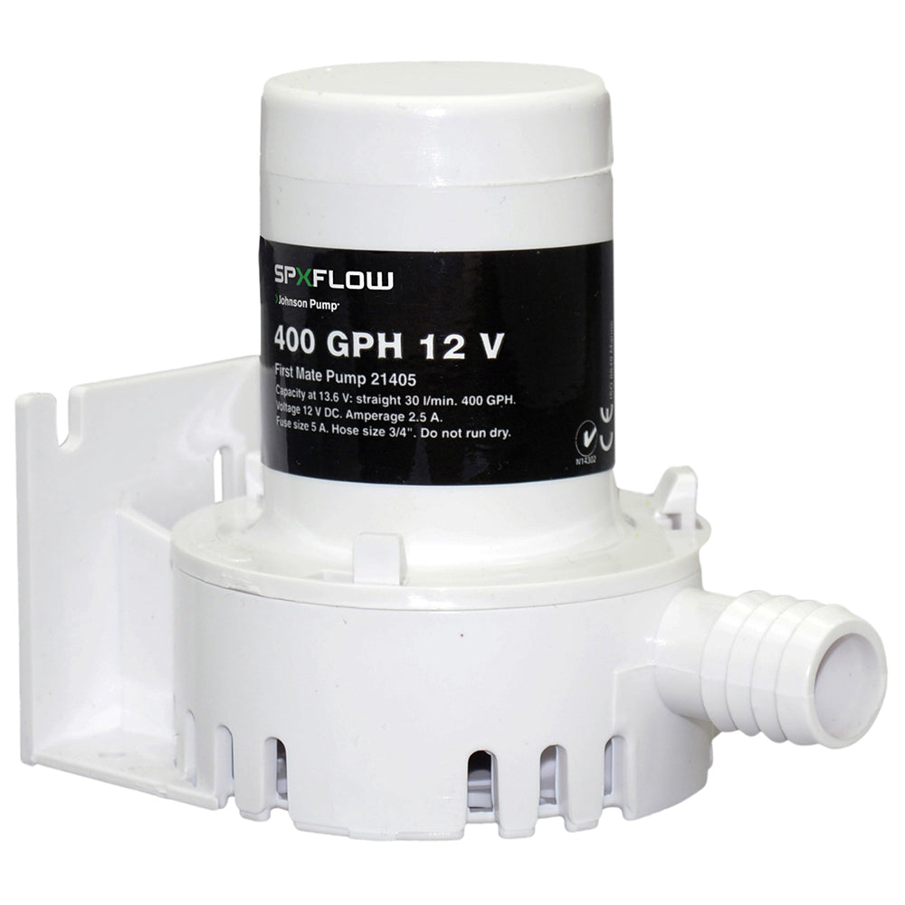 Johnson Pump JP-21405 400 GPH 12V Bilge Pump - Barbed Port