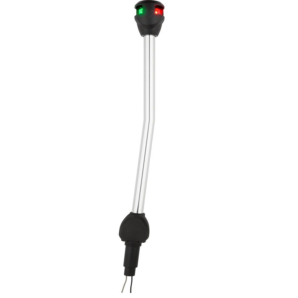 Attwood NV6LC1-14A7 LightArmor Bi-Color Navigation Pole Light - Angled - 14"