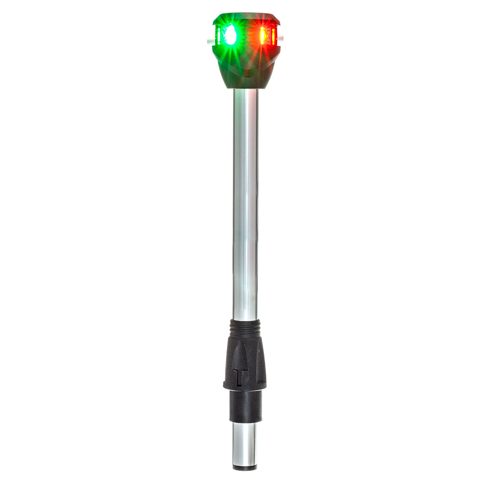 Attwood NV6LC2-10-7 LightArmor Bi-Color Navigation Pole Light w/Task Light - Straight - 10"