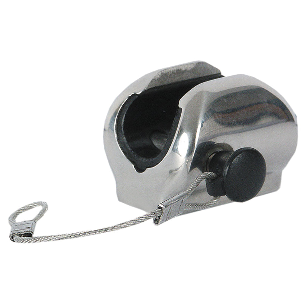 TACO F13-0241/244BN-1 Flat Deck Hinge w/Pin Lanyard - Fits 7/8" Tube