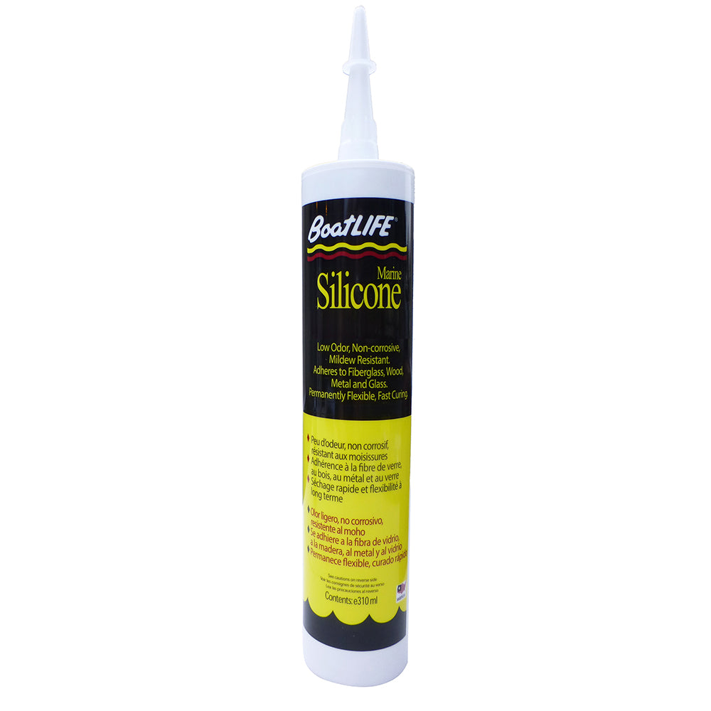 BoatLIFE 1151 Silicone Rubber Sealant Cartridge - White