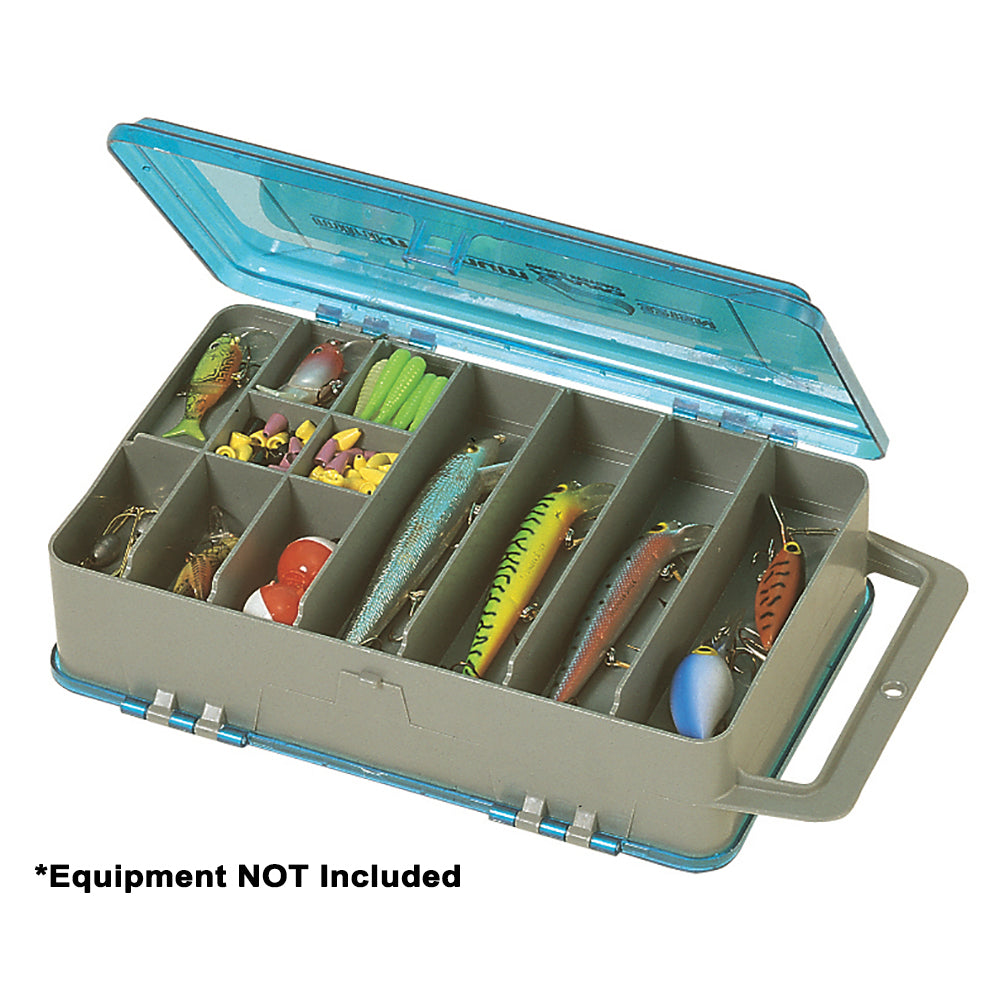 Plano 321508 Double-Sided Tackle Organizer Medium - Silver/Blue