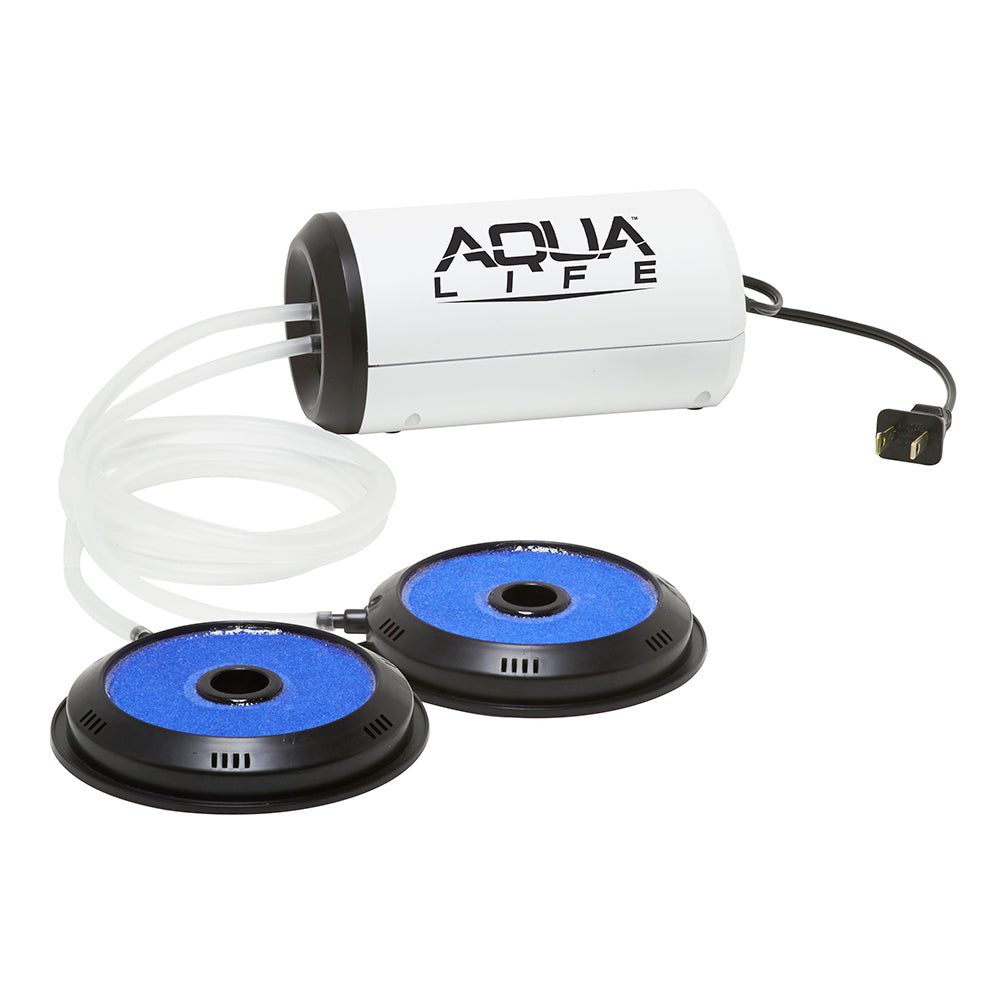 Frabill 14212 Aqua-Life Aerator Dual Output 110V - Greater Than 100 Gallons