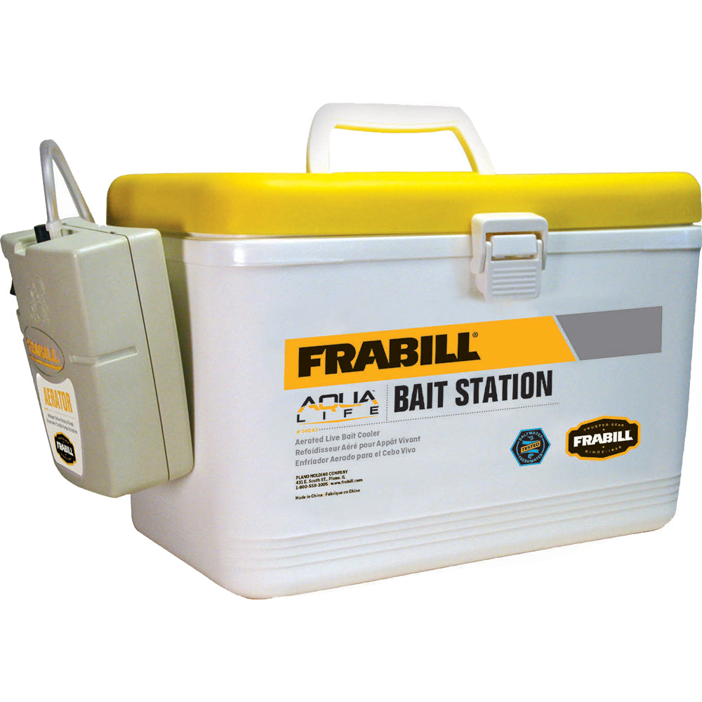 Frabill 14042 Bait Box w/Aerator - 8 Quart
