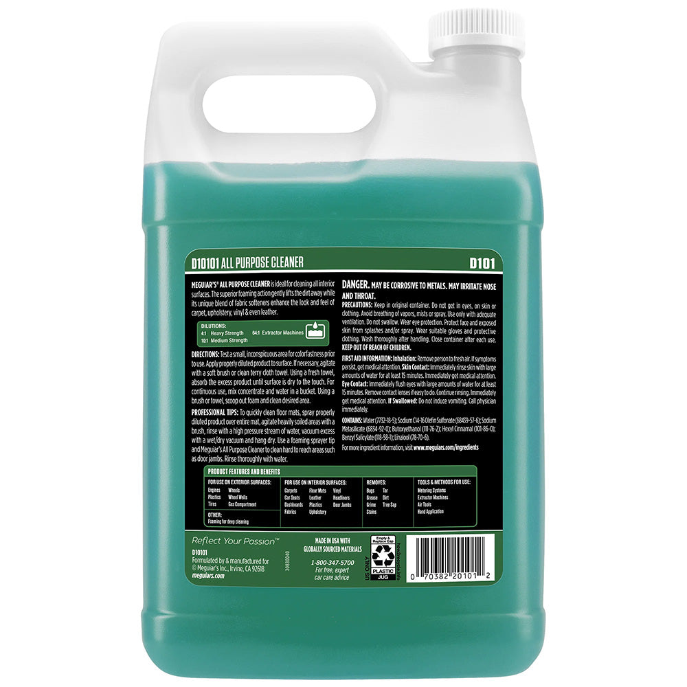 Meguiars D10101 Detailer All Purpose Cleaner - 1-Gallon