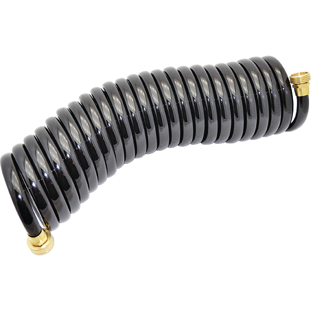 Johnson Pump 10615-00 Coiled Wash Down Hose - 25 - 1/2" Diameter