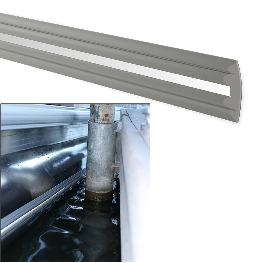 Megaware 30532 PontoonGuard - 32 Kit - (2) 16 Guards f/Pontoon Up To 21 - Gray