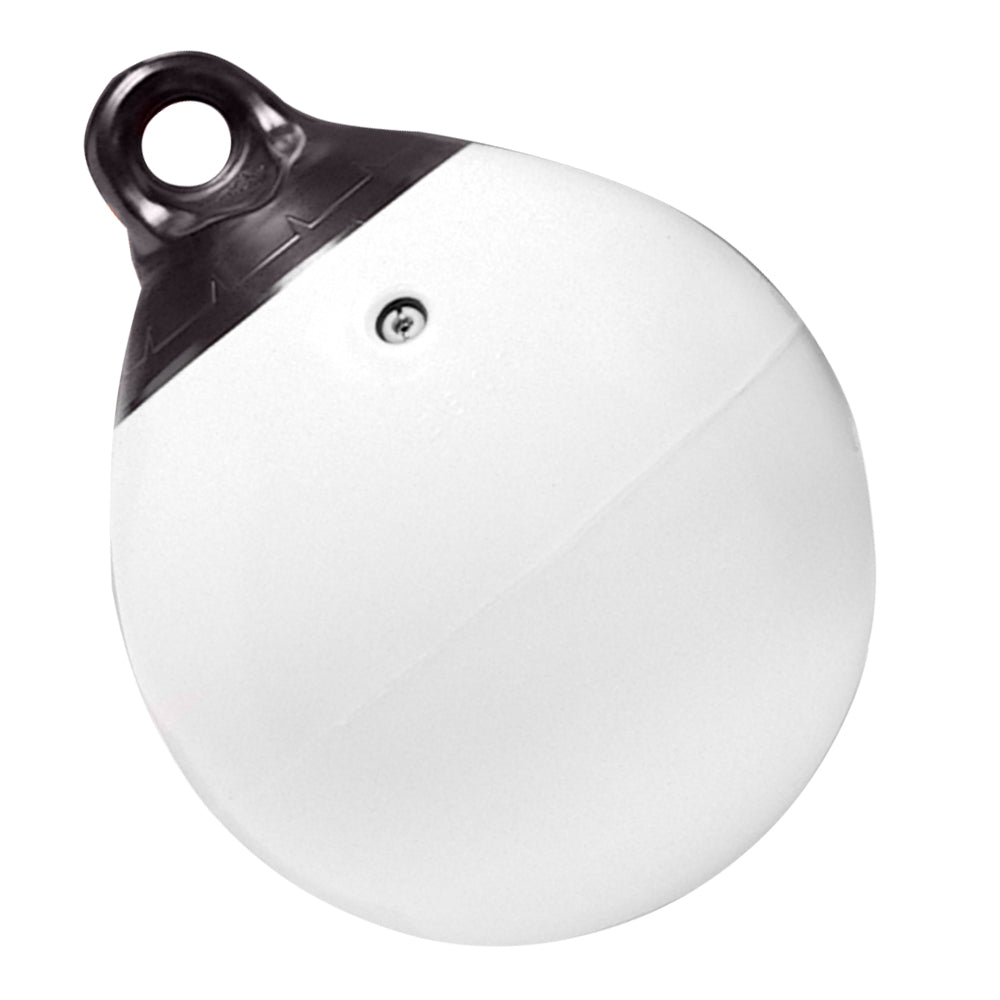 Taylor Made 1152 21" Tuff End Inflatable Vinyl Buoy - White