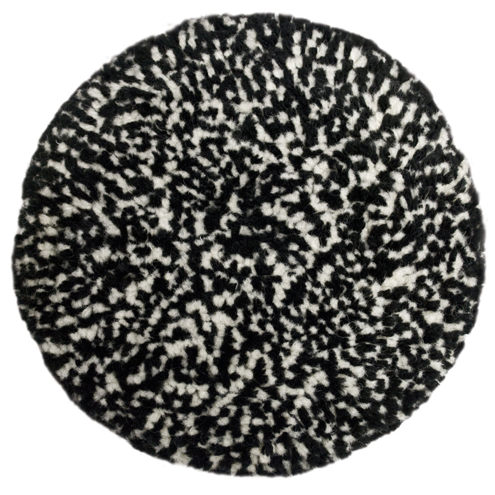 Presta 890146 Wool Compounding Pad - Black White Heavy Cut