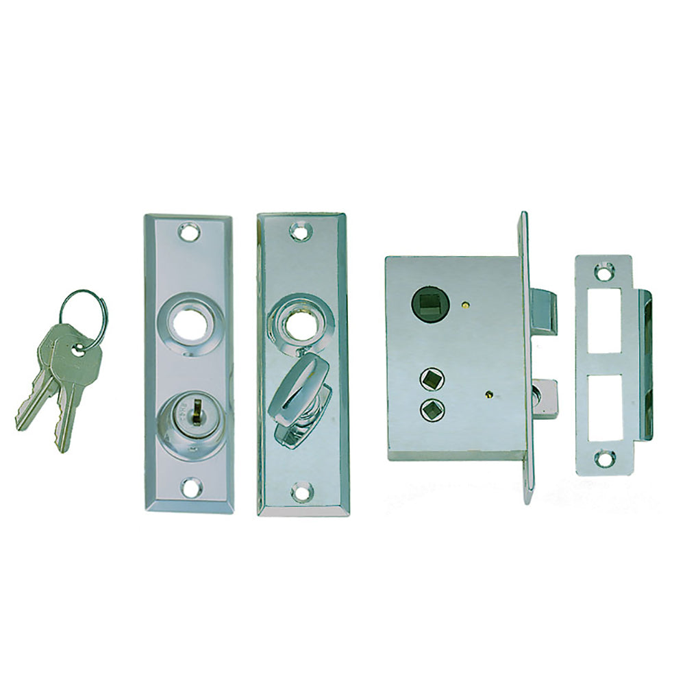 Perko 0927DP0CHR Mortise Lock Set w/Bolt