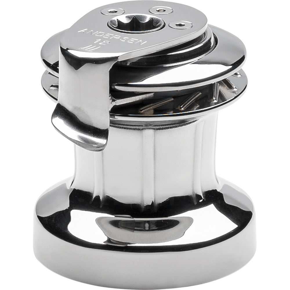 ANDERSEN RA2012010000 12 ST FS Self-Tailing Manual Single Speed Winch - Full Stainless