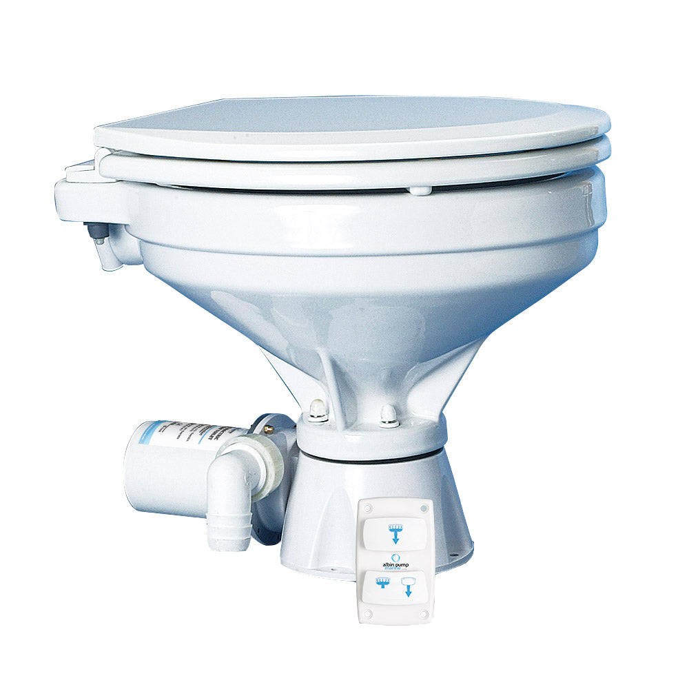 Albin Group 07-03-012 Marine Toilet Silent Electric Comfort - 12V
