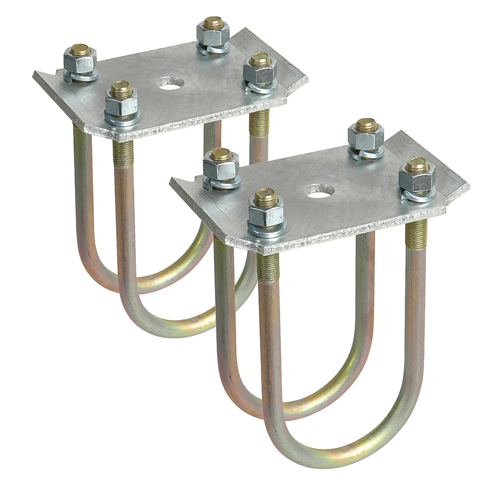 C.E. Smith 23003 Axel Tie Plate Kit f/3" Round Axel