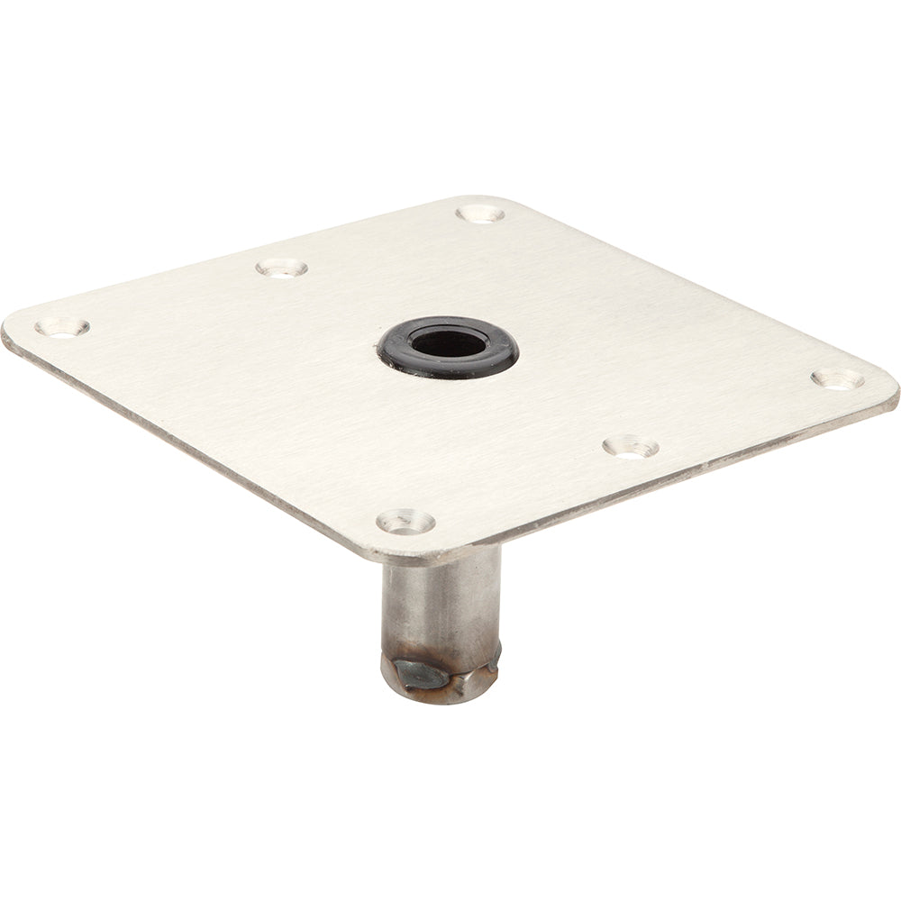 Attwood SP-67739-T SWIVL-EZE 7x7 LockN-Pin Zinc Plated Steel 3/4" Pin Base