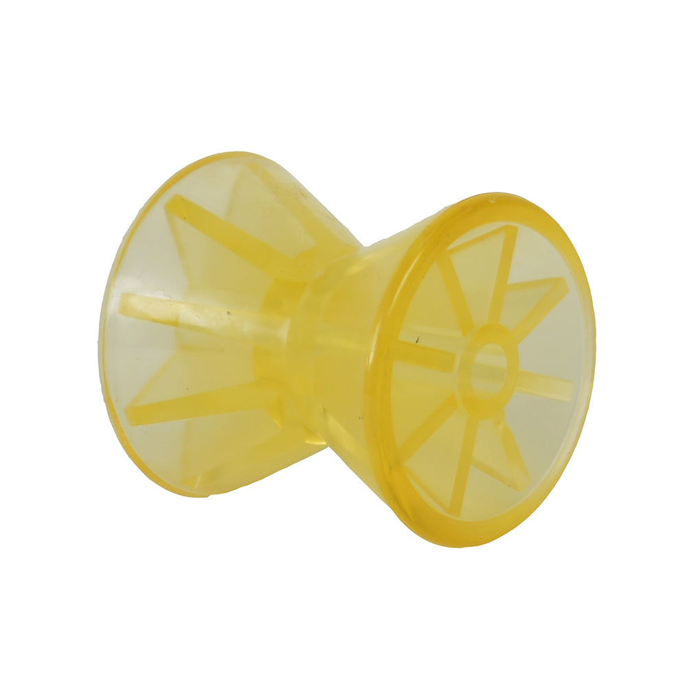 C.E. Smith 29543 Bow Roller - Yellow PVC - 4" x 1/2" ID