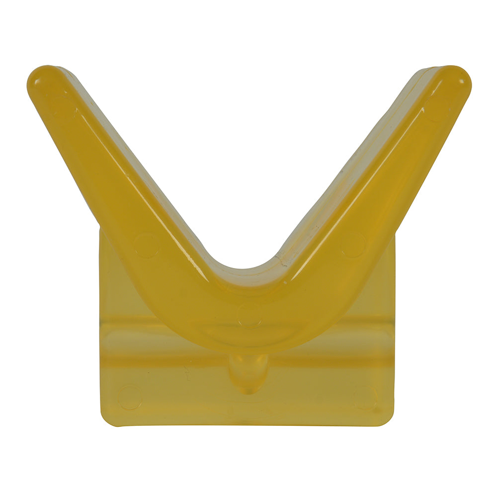 C.E. Smith 29554 Y-Stop 3" x 3" - 1/2" ID Yellow PVC