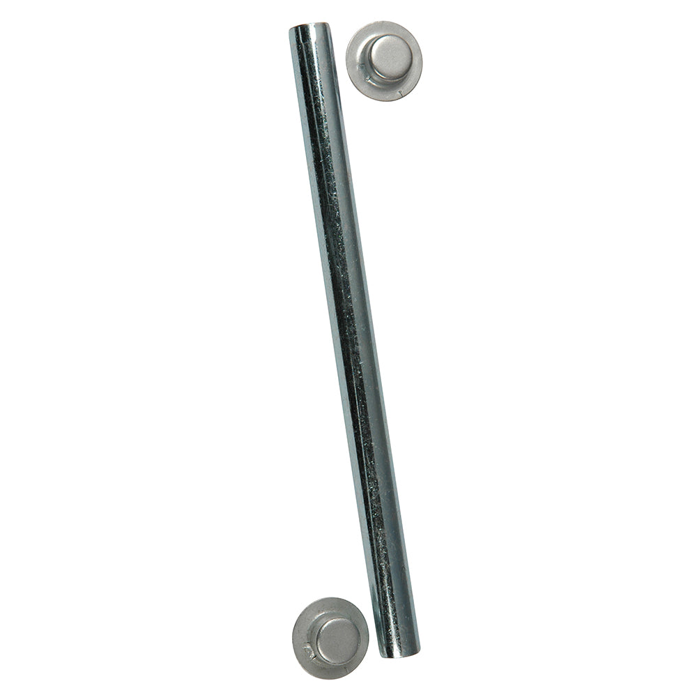 C.E. Smith 10700A Package Roller Shaft 1/2" x 5-1/4" w/Cap Nuts - Zinc