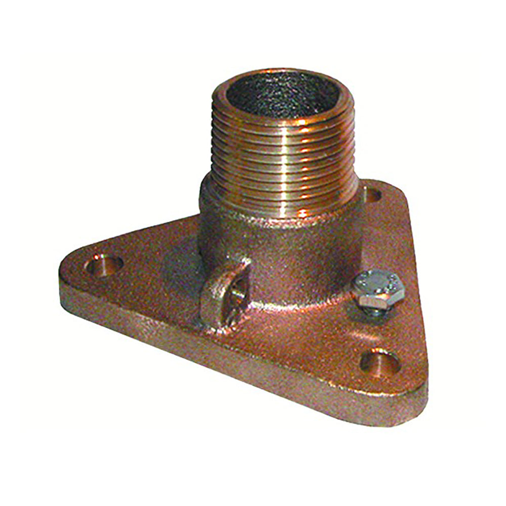 GROCO IBVF-750 3/4" Bronze NPS to NPT Flange Adapter