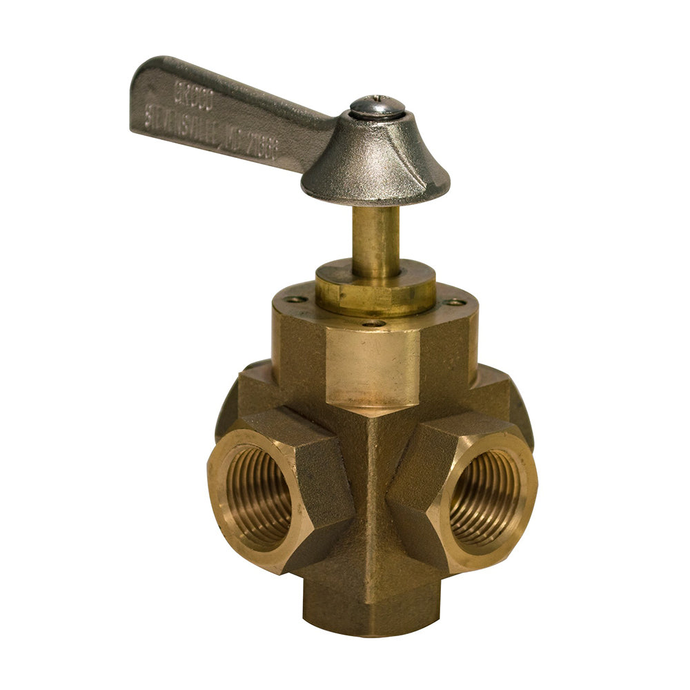 GROCO FV-550-L 1/2" 5-Port Tank Selector Valve