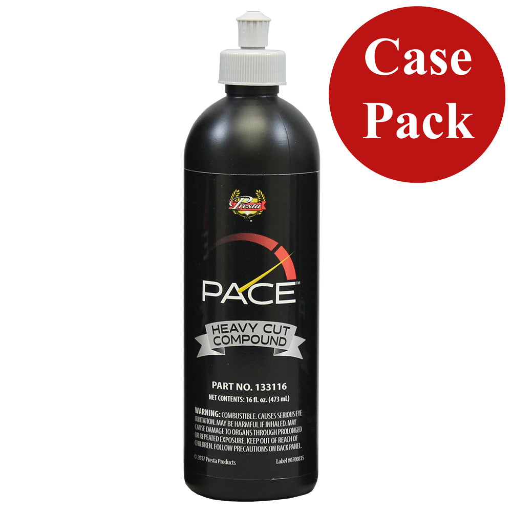 Presta 133116CASE PACE Heavy Cut Compound - 16oz - *Case of 6*