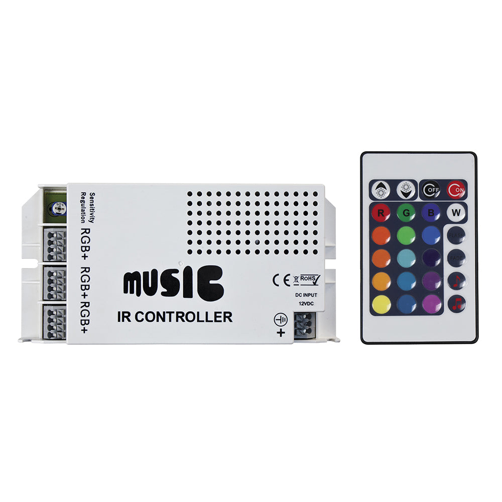 HEISE HE-RGBSAC-1 Sound Activated RGB Controller w/IR Remote
