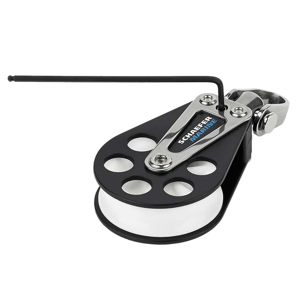 Schaefer 504-05 Single Aluminum Block - 51mm Sheave