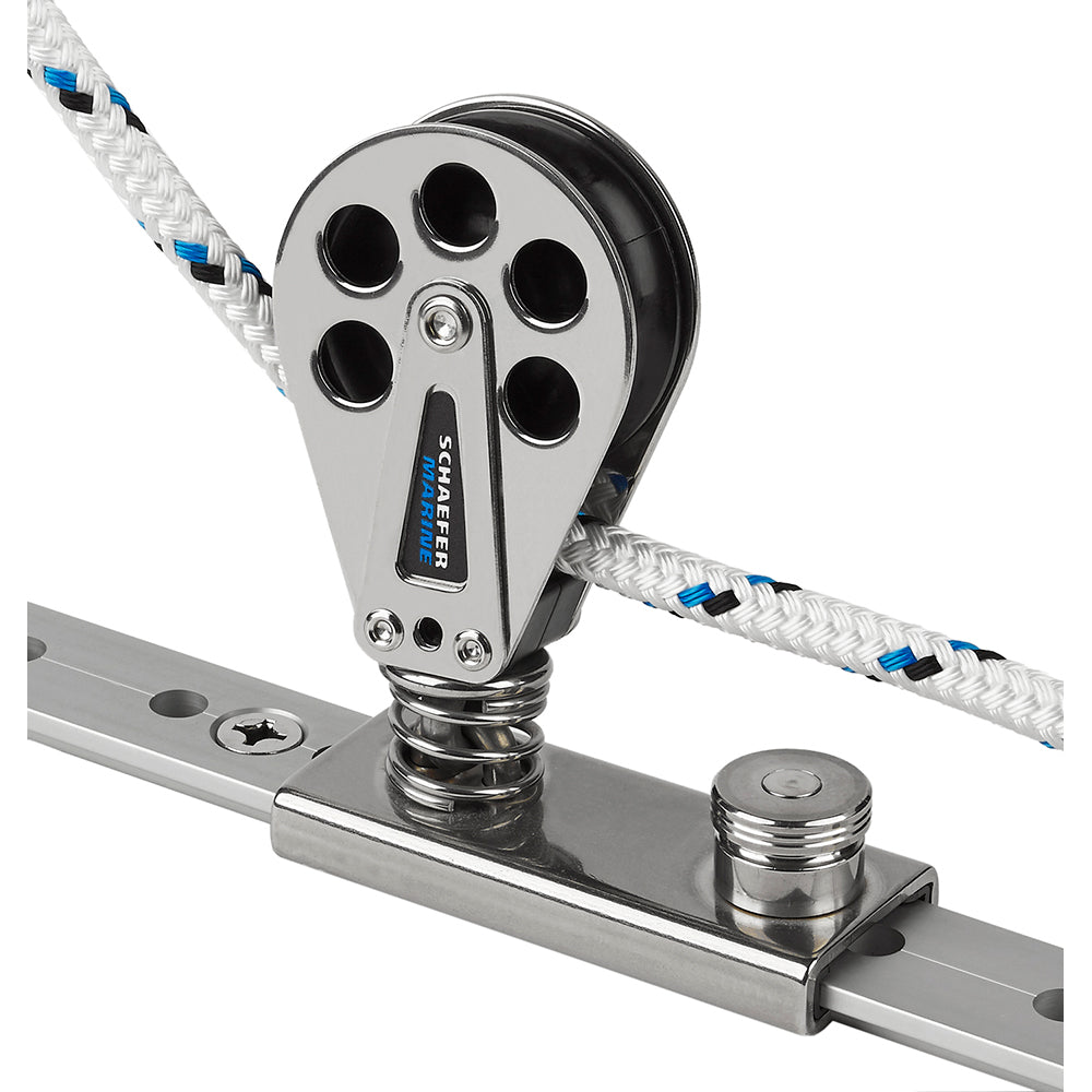 Schaefer 705-92 Spring Loaded/Lined Slide/Stainless Steel f/1-1/4" T-Track