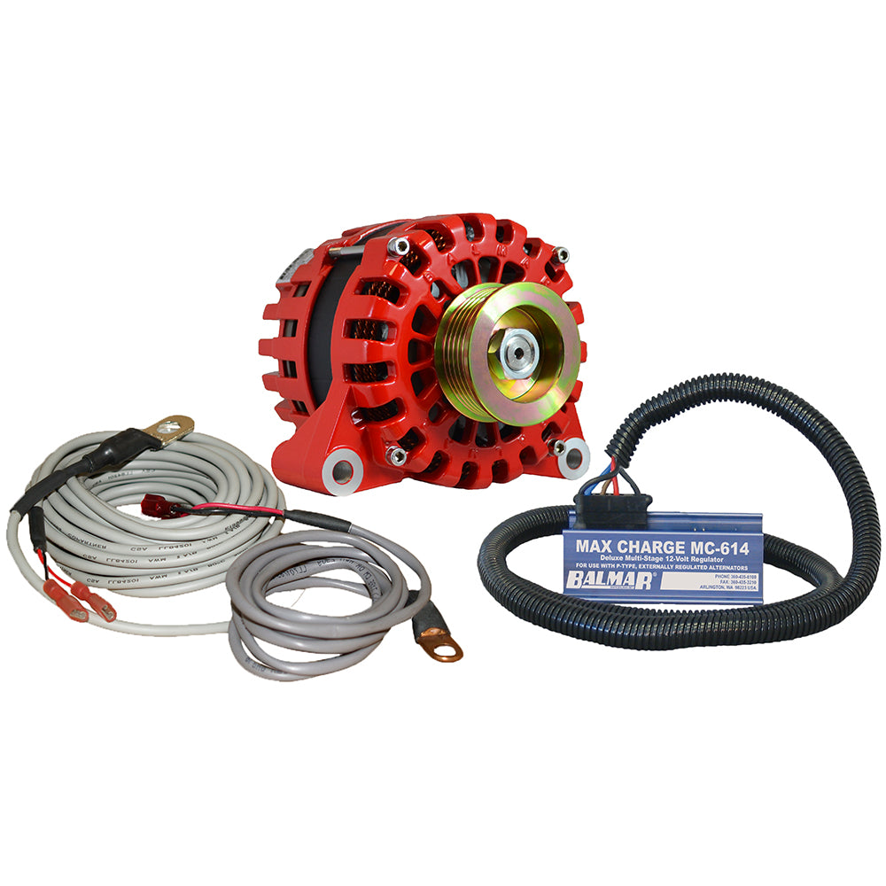 Balmar XT-VT-170-K6-KIT Alternator Vortec K6 Serpentine Pulley Regulator Temp Sensor - 170A - 12V