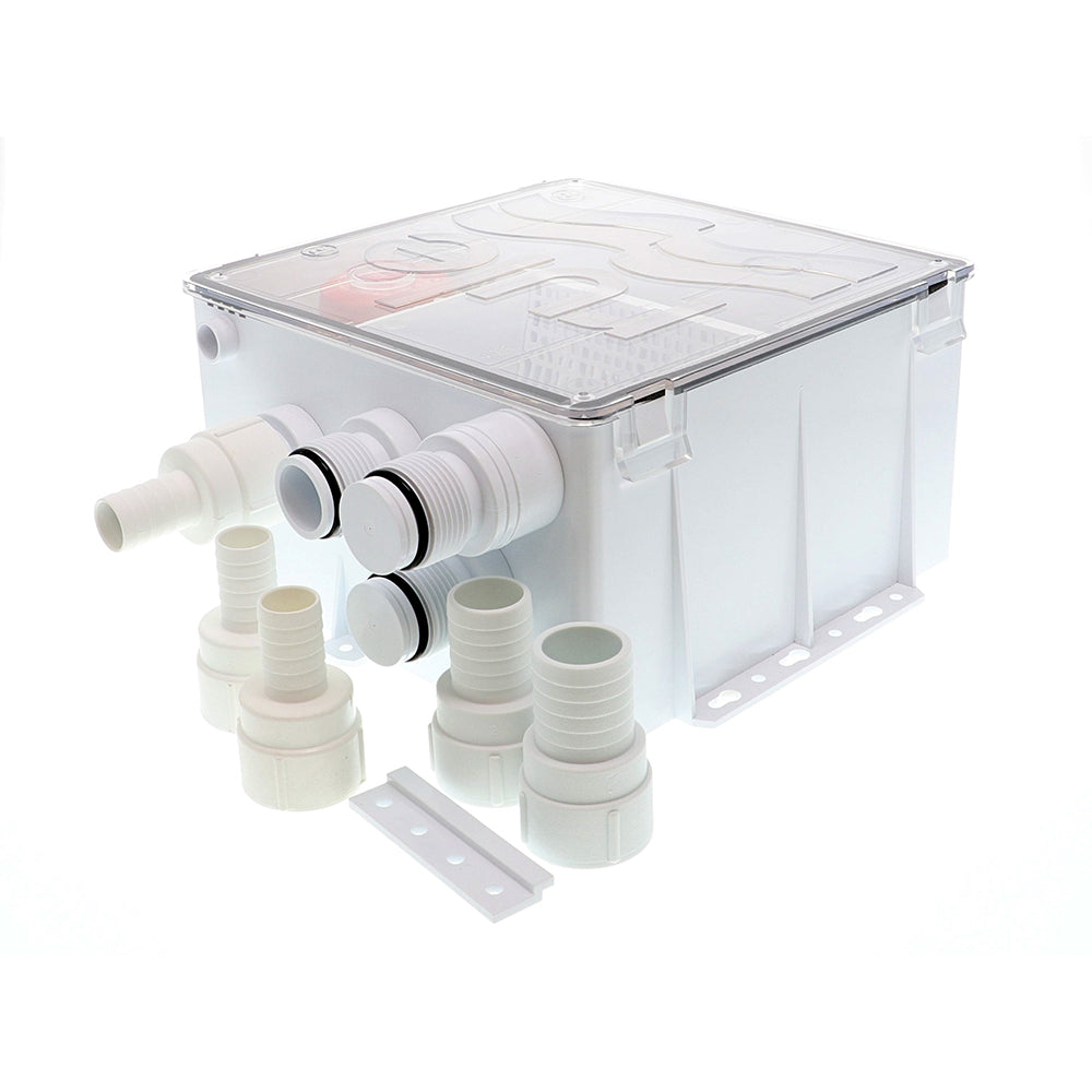 Rule 98B Shower Drain Box w/800 GPH Pump - 12V