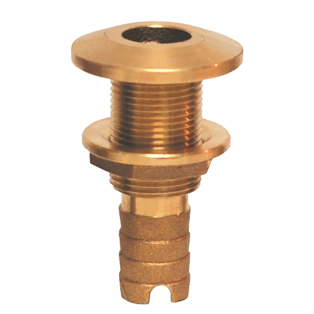 GROCO HTH-1125 Bronze Hose Barb Thru-Hull Fitting - 1-1/8"