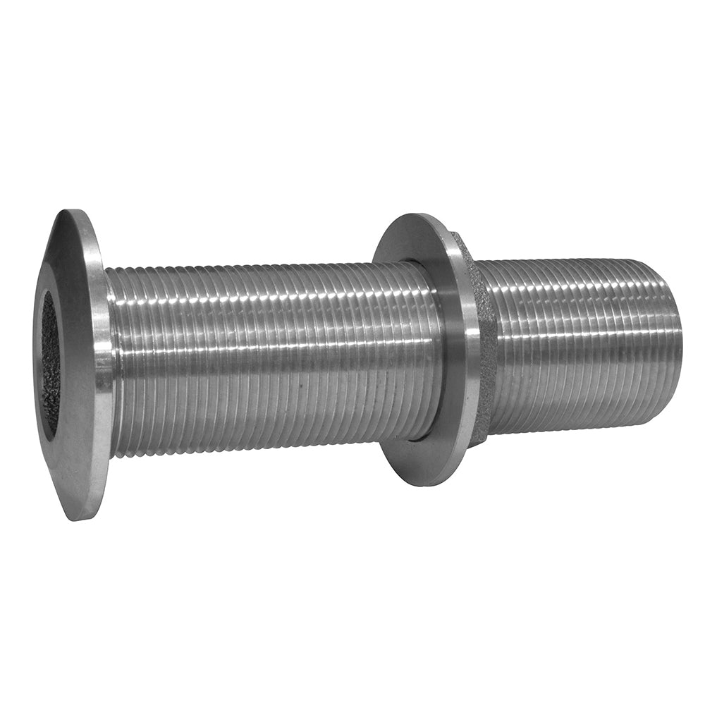 GROCO THXL-750-WS 3/4" Stainless Steel Extra Long Thru-Hull Fitting w/Nut