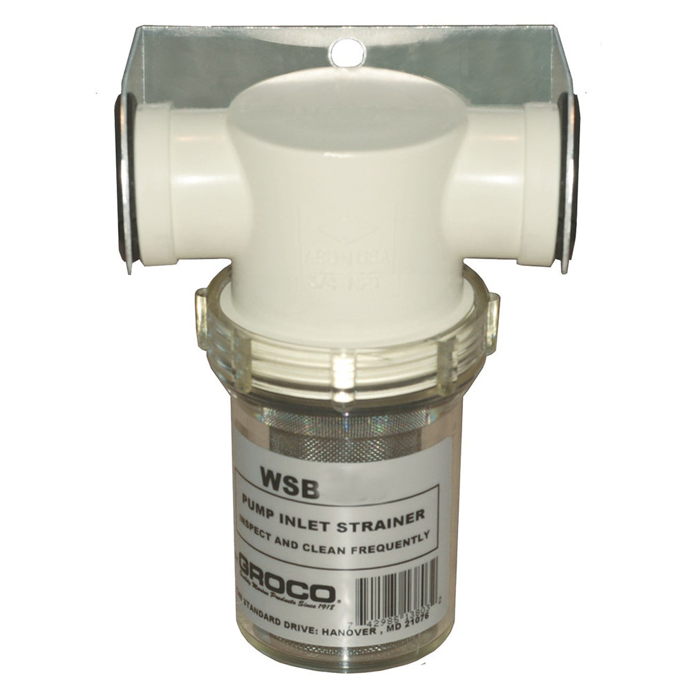 GROCO WSB-1250 1-1/4" Fresh Water Strainer w/#304 SS Basket