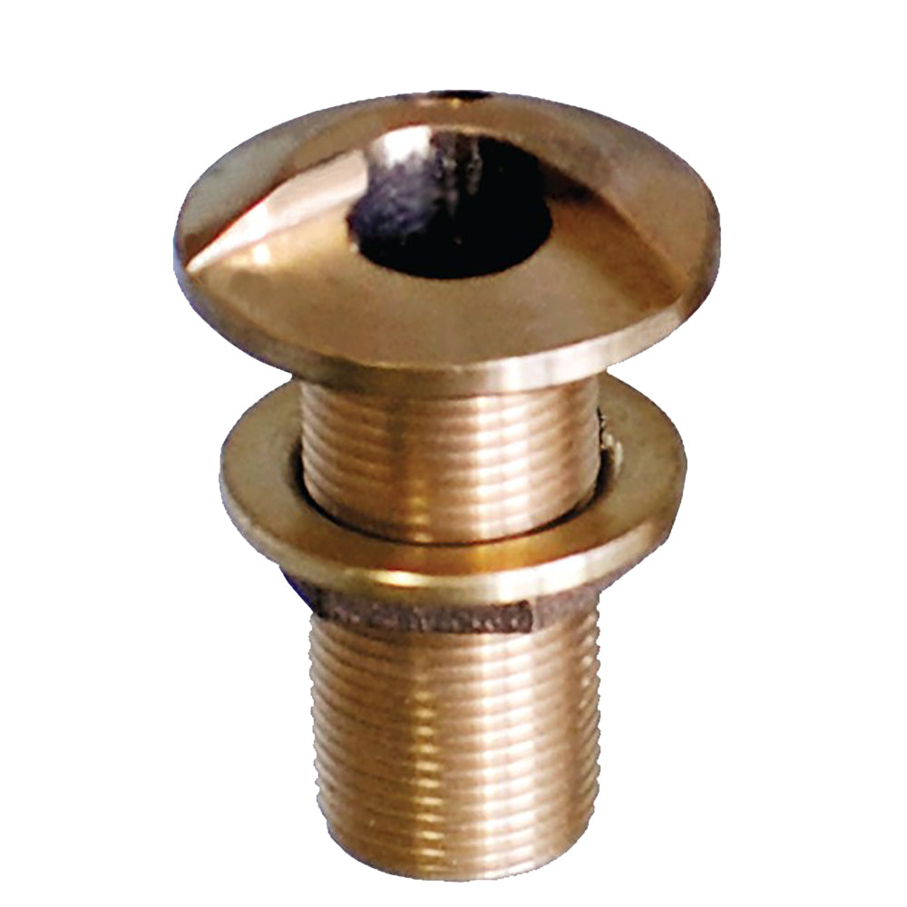 GROCO HSTH-1500-W 1-1/2" Bronze High Speed Thru-Hull Fitting w/Nut