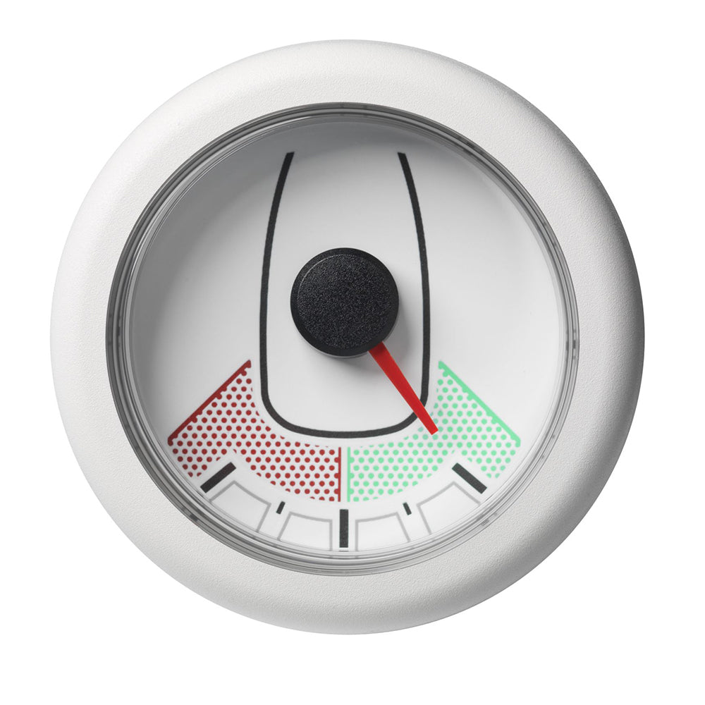Veratron A2C1066090001 52MM (2-1/16") OceanLink Rudder Angle Gauge - Left/Right - White Dial Bezel
