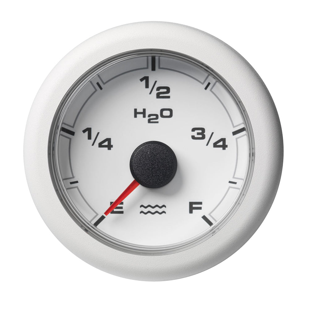 Veratron A2C1065920001 52MM (2-1/16") OceanLink Fresh Water Empty Gauge - White Dial Bezel