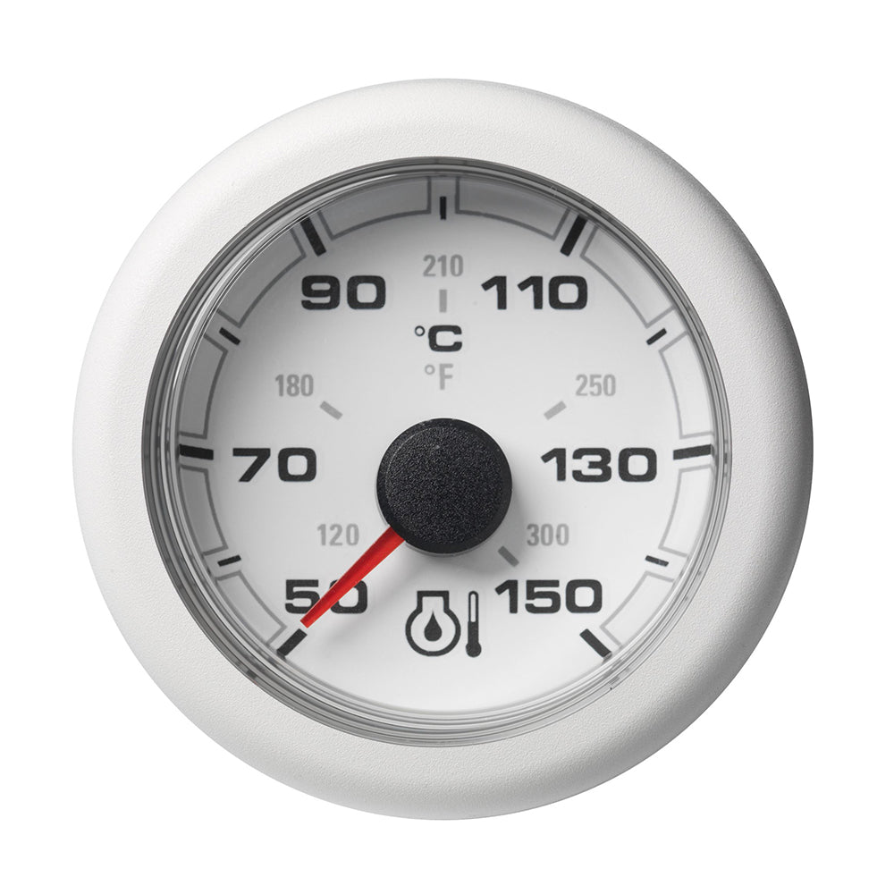 Veratron A2C1065860001 52MM (2-1/16") OceanLink Engine Oil Temperature 150C/300F - White Dial Bezel