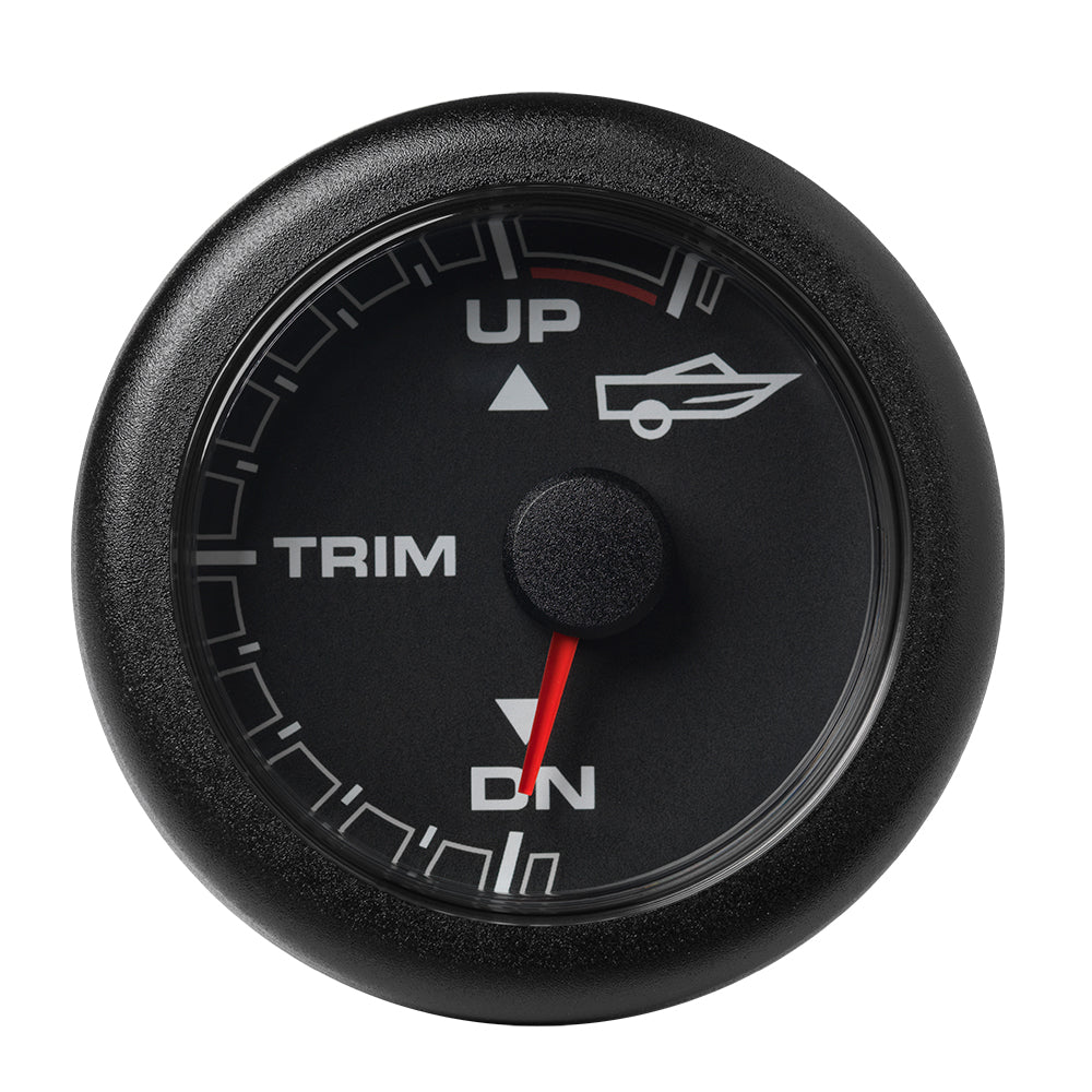 Veratron A2C1065830001 52MM (2-1/16") OceanLink Engine Trim Gauge - Black Dial Bezel