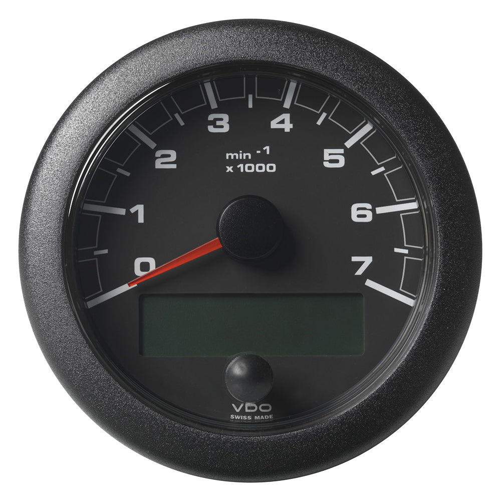 Veratron A2C1065810001 3-3/8" (85MM) OceanLink NMEA 2000 Tachometer - 7000 RPM - Black Dial Bezel