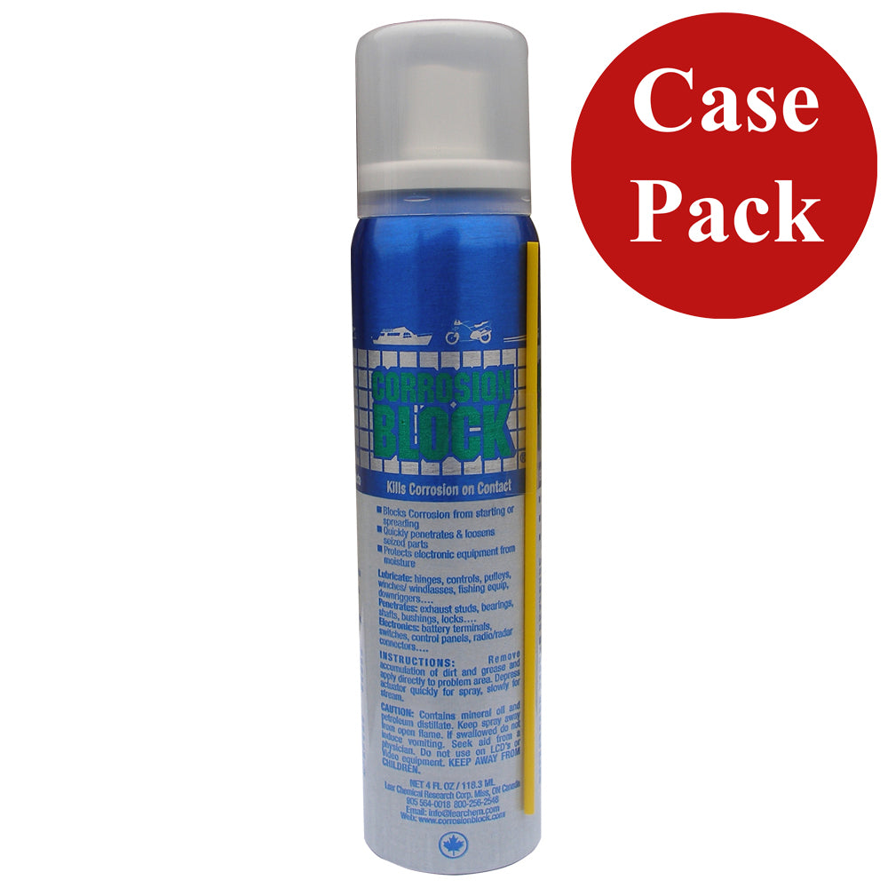 Corrosion Block 20002CASE Liquid Pump Spray - 4oz - Non-Hazmat, Non-Flammable Non-Toxic *Case of 24*