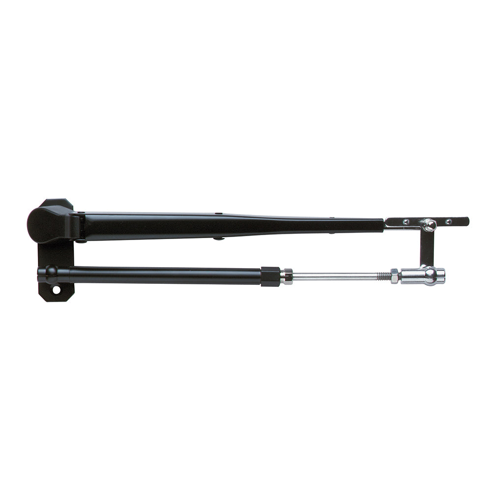 Marinco 33037A Wiper Arm Deluxe Black Stainless Steel Pantographic - 17"-22" Adjustable